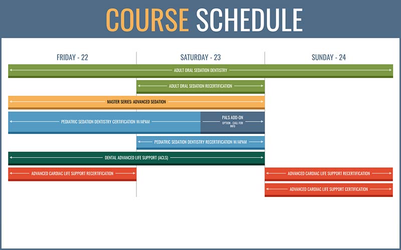 course schedule