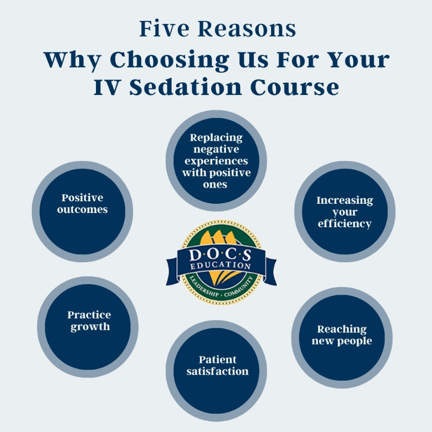 Choose DOCS Education for Your IV Sedation Course