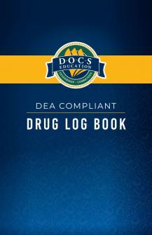 DEA Compliant Drug Log Book
